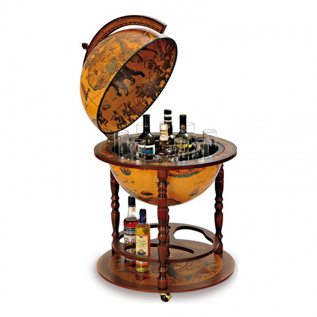 Глобус- бар на 4-ножках  d=50