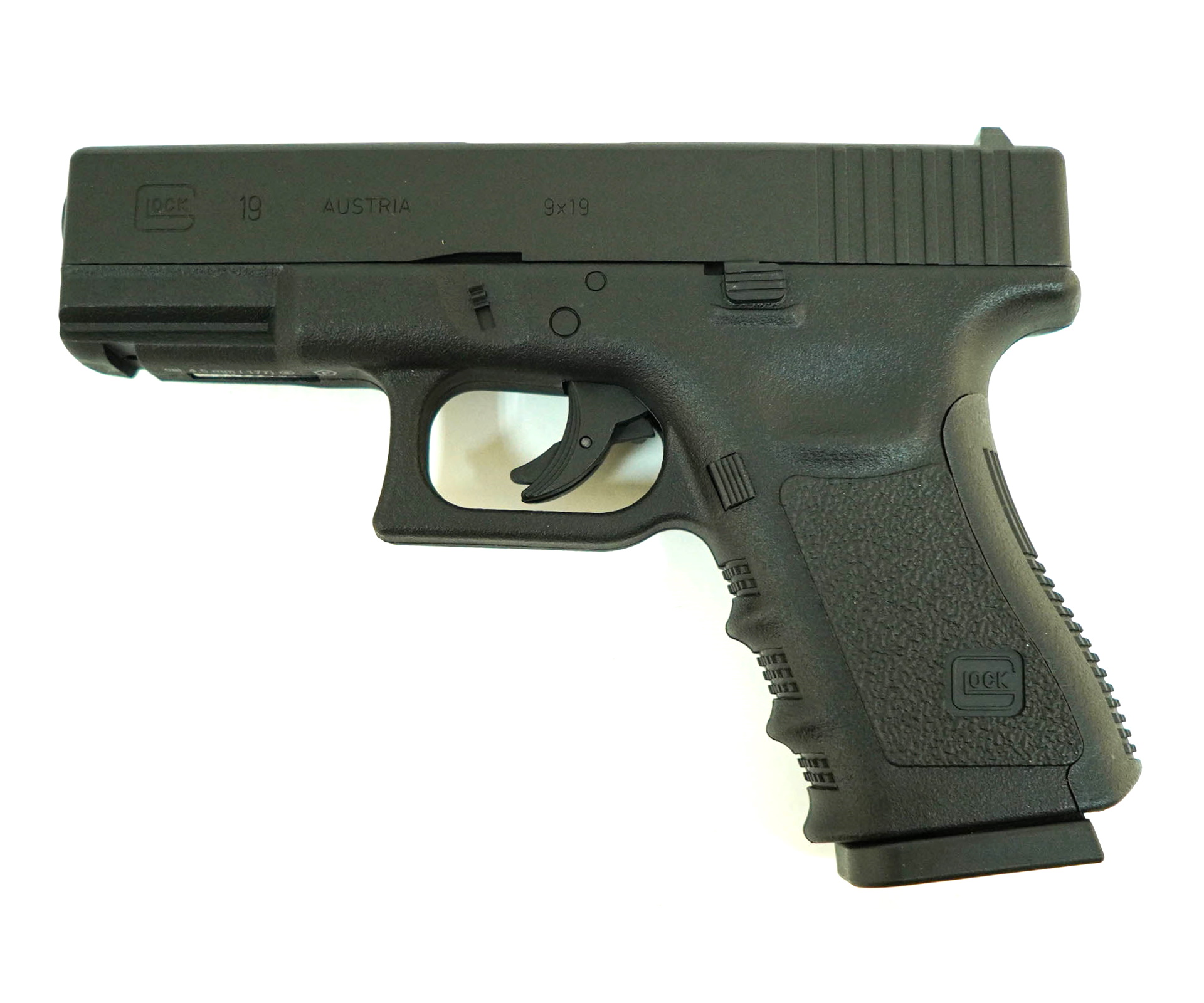 Пистолет пневматический Glock 19, к.4,5мм