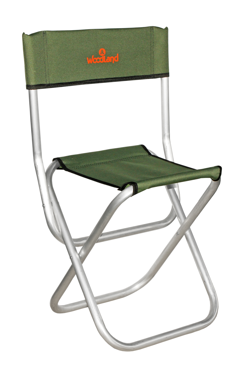 Кресло Camp Stool ALU MAX, складной, со спинкой, 49*35*44см, алюминий