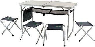 Стол складной+табуретки (чемодан)