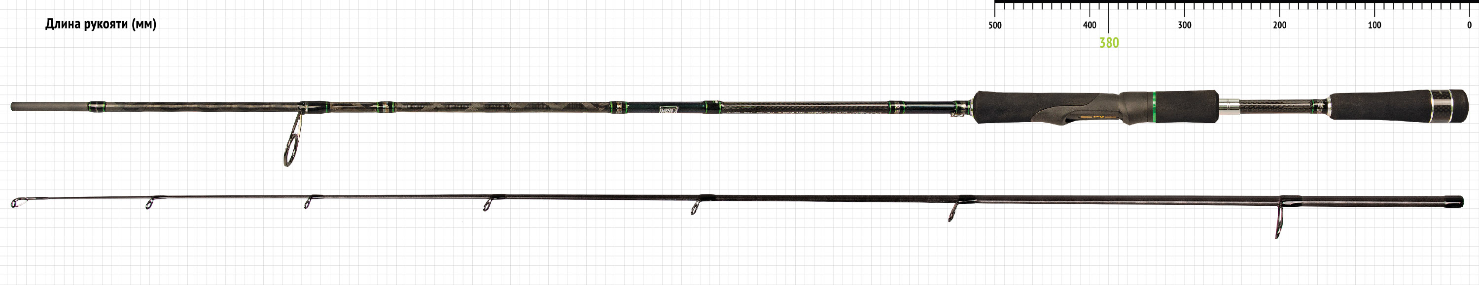 Удилище Norstream Spiker 2 822MH, 248см, 12-42г.